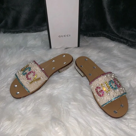 Gucci embellished sandals - Picture 3 of 7